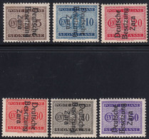 Zara 1943 Segnatasse 6 Valori Sass. S.n.1/3+5/7 MH* Cv 360 - Other & Unclassified