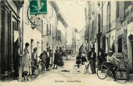 Quissac * La Grand Rue Du Village * Villageois - Quissac