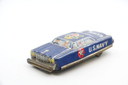 Vintage TIN TOY CAR : Maker NAKAMURA (TN) - Toy US Navy - 9cm - JAPAN - 1950's - - Limitierte Auflagen Und Kuriositäten - Alle Marken