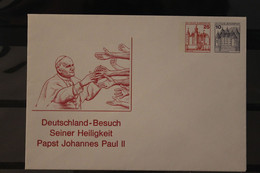 Deutschland 1980; Ganzsache Papst Johannes Paul II. Besuch In Deutschland; Selten, Geringe Auflage - Postales Privados - Nuevos