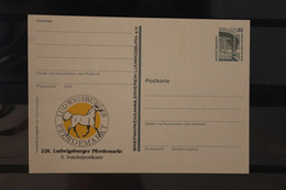 Deutschland 1996;  228. Ludwigsburger Pferdemarkt, Wertstempel Sehenswürdigkeiten - Privé Postkaarten - Ongebruikt