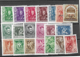 Ungarn - Selt./ungebr. Lot Diverser Serien Aus 1935/40! - Unused Stamps