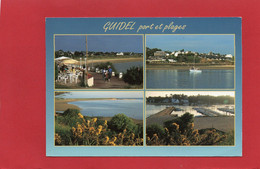 56-----GUIDEL---le Port Et La Plage à L'embouchure De La Laîta---multi-vues---voir 2 Scans - Guidel