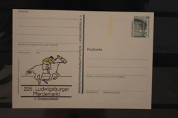 Deutschland 1993,  225. Ludwigsburger Pferdemarkt, Wertstempel Sehenswürdigkeiten - Privé Postkaarten - Ongebruikt