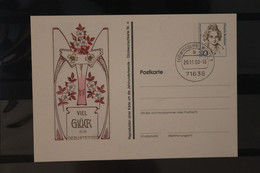 Deutschland 1998,  Jugendstil-Repro Ganzsache, Wertstempel Frauen, Gebraucht - Cartes Postales Privées - Oblitérées