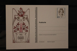 Deutschland 1998,  Jugendstil-Repro Ganzsache, Wertstempel Frauen, Ungebraucht - Private Postcards - Mint