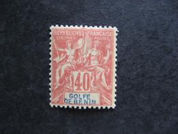 A). BENIN : TB N° 29, Neuf X . - Unused Stamps