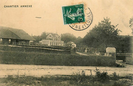 Chagny * Chantier Annexe , Bois Merrains Cercles Osiers échalas Scierie Mécanique François MOURET * 1908 - Chagny