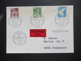 Berlin Freimarken Industrie U. Technik MiF Verw. 1984 Eilzustellung Expres Mit SST Berlin Philatelistenclub Wedding 1919 - Storia Postale