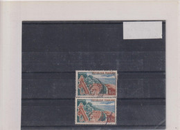 FRANCE-VARIETE- TP N° 1355-OB-route Noire Aux Pieds Des Maisons 1962 - Used Stamps