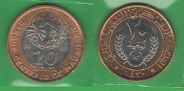 Mauritania 20 Ouguiya 2009 Mauritanie Bimetallic Coin - Mauritania