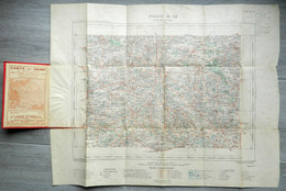 Carte Ministère De L'Intérieur - Echelle 1 : 100 000 - LA ROCHE SUR YON - Librairie Hachette Tirage 1903 Feuille IX - 22 - Carte Topografiche