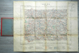 Carte Ministère De L'Intérieur - Echelle 1 : 100 000 - MONTAIGU - Librairie Hachette - Tirage De 1900 - Feuille IX - 21 - Topographische Karten
