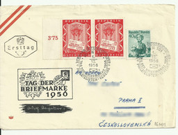 FDC Cover “Tag Der Briefmarke” 1956 Mi 1029, 902X - 1945-60 Briefe U. Dokumente