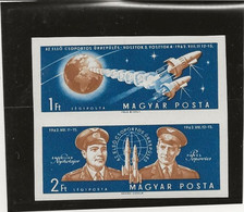 HONGRIE -POSTE AERIENNE N° 241-242-NEUF NON DENTELE  SANS CHARNIERE - ANNEE 1962 -COTE : 20 € - Unused Stamps