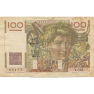 France, 100 Francs, Jeune Paysan, 1951, D AMBRIERES, GARGAM, 1951-09-06, TB - 100 F 1945-1954 ''Jeune Paysan''