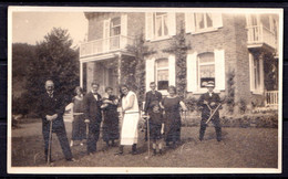 1924 - UNE PARTIE DE CRICKET Chez Les Riches à VAL DE ROSIERE ( Villa D'Esneux ) - Anciennes (Av. 1900)