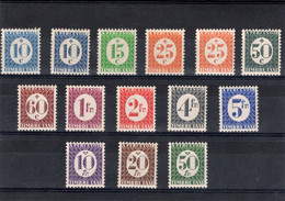 TIMBRES-TAXE. ANNEE 1945-46. (Imprimés En Grande-Bretagne) - 1859-1955 Nuevos