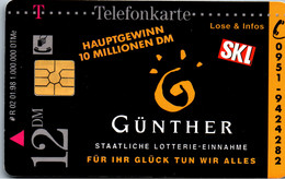 29142 - Deutschland - Günther , SKL , Lotterie - R-Series: Regionale Schalterserie
