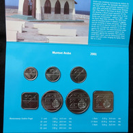 Aruba Set 5 10 25 50 Cents 1 2.1/2 5 Florin 2001 Netherland Antilles - Aruba