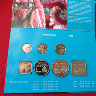 Aruba Set 5 10 25 50 Cents 1 2.1/2 5 Florin 2004 Netherland Antilles - Aruba