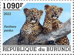 Burundi 2022, Animals, Leopard II, 1val - Unused Stamps