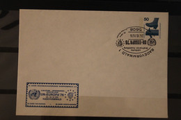 Deutschland, Ganzsache Briefmarkenausstellung UN-Europa '76 Wertstempel Unfallverhütung, SST - Privé Briefomslagen - Gebruikt