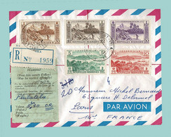 1964. Enveloppe Affranchie Lettre RECOMMANDÉE Par AVION De PORT-VILA , NOUVELLES-HÉBRIDES à PARIS - Lettres & Documents