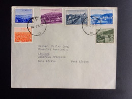 TURKEY 1958 LETTER TO CAMEROUN TURKIYE TURKIJE - Enteros Postales