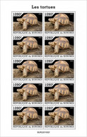 Burundi 2022, Animals, Turtle II, Sheetlet - Neufs