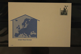 Deutschland 1990, Ganzsache "Unser Haus Europa", Ungebraucht - Cartes Postales Privées - Neuves