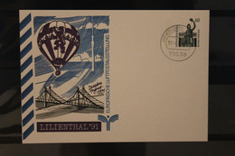 Deutschland 1991, Ganzsache Europäische Luftpostausstellung Lilienthal '91 - Privé Postkaarten - Gebruikt