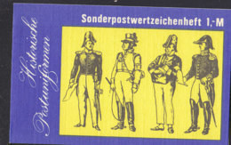 DDR  Markenheftchen SMHD 25 II, Postfrisch **, Mit 10x 3015, Postuniformen 1986 - Carnet