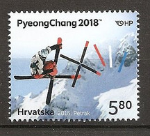 CROATIA,CROATIEN, 2018,WINTER OLYMPIC GAMES  PYEONGCHANG 2018,KOREA,,MNH - Winter 2018: Pyeongchang