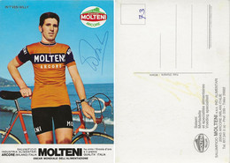 CARTE CYCLISME WILLY IN 'T VEN SIGNEE TEAM MOLTENI 1973 - Ciclismo
