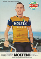 CARTE CYCLISME MARTIN VAN DEN BOSSCHE SIGNEE TEAM MOLTENI 1973 - Ciclismo