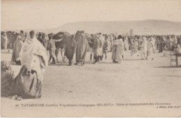 YB/ TUNISIE.TATHOUINE (Confins Tripolitains) CAMPAGNE 1915-16-17. Visite Et Recensement Des Chameaux - Túnez