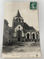 CPA - ARDRES - EGLISE PAROISSIALE - Tampon Autorité Militaire - 1917 - Ardres