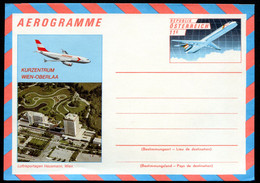 KURZENTRUM WIEN-OBERLAA ÖSTERREICH AEROGRAMM LF22 Postfrisch Feinst 1988 Kat. 6,00 € - Kuurwezen