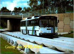 (2 F 28) Australia - SA - Adeliade O'Bahn Bus (posted With Australia Roses Stamp) 7 Sport P/m - Adelaide