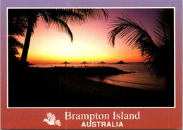 (2 F 28) Australia - QLD - Brampton Island Sunset (posted With Australia Queen Elizabeth II Stamp) - Great Barrier Reef