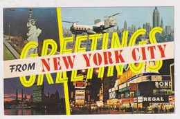 AK 033830 USA - New York City - Mehransichten, Panoramakarten