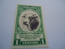 COSTA RICA  MNH STAMPS ANIMALS COW - Costa Rica