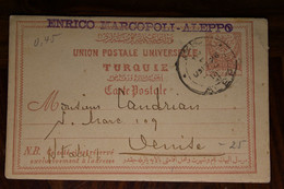 1913 CPA Ak Entier Alep Aleppo Venise Venice Syrie Syria Turquie Türkei LEVANT Empire Ottoman Italie Italia Saria Roi Re - Lettres & Documents