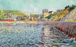 Paul Signac - Port-en-Bessin, Calvados, 1884 - Pintura & Cuadros