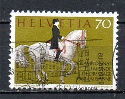 SUISSE. N°1163 Oblitéré De 1982. Dressage. - Springreiten