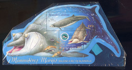 Nelle Calédonie ** Bloc 32 - Faune Marine  Baleine - Blocchi & Foglietti