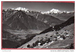 CPSM SUISSE  BETTMERALP Wallis Matterhorn Und Weisshorn * Format CPA - Bettmeralp