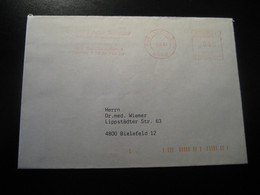 BAD SALZUFLEN 1988 Orthopadie Orthopedics Orthopedie Thermal Health Meter Mail Cancel Cover GERMANY - Termalismo