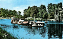 Bateau * Péniche ROMBAUT Sur Les Bords De La Seine * Batellerie - Embarcaciones